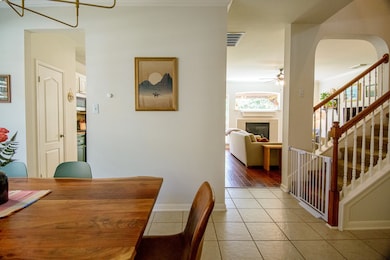 Bright and inviting dining area, seamlessly connec