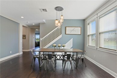Beautifully appointed formal dining room.