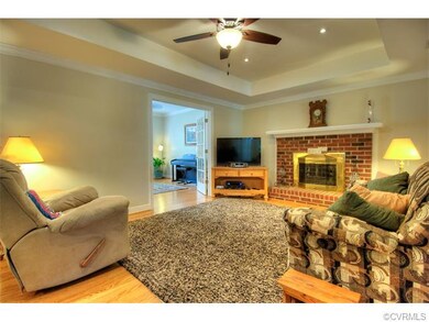 Family Room with view to Living Room