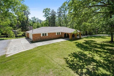 Aerial view of front