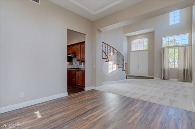 Living and dining areas.