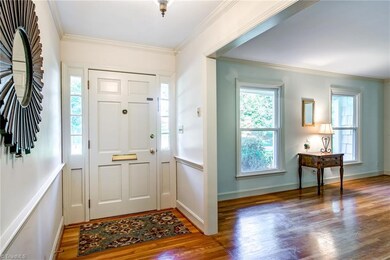 Large welcoming foyer