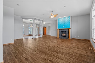 Wide open living spaces