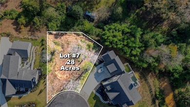 Bird's eye view of lot
