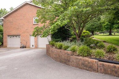 2 car garage with extra storage