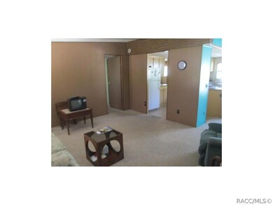 living room into kitchen