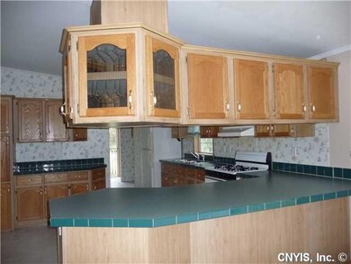 Kitchen View from adjacent Dining Room