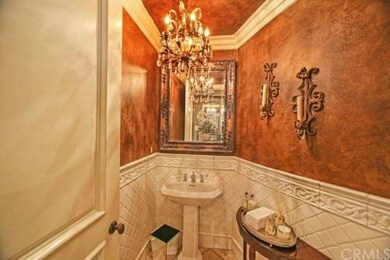 Luxurious downstairs powder room