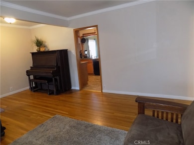 Living room with hardwood floors