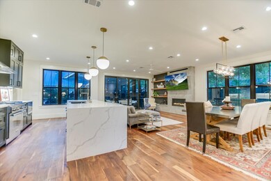 Kitchen featuring light wood finished floors, a l