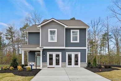 View of front of home with covered porch