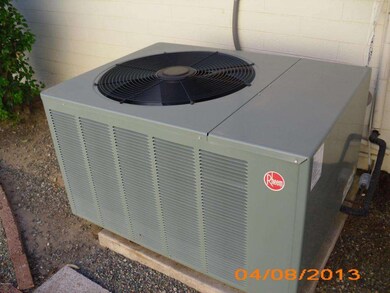 RHEEMS A/C unit view 1