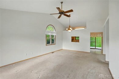 High ceilings in living room
