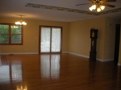 Living & dining room from entry