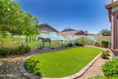 Backyard with Mural