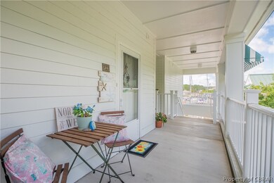 Balcony featuring a porch