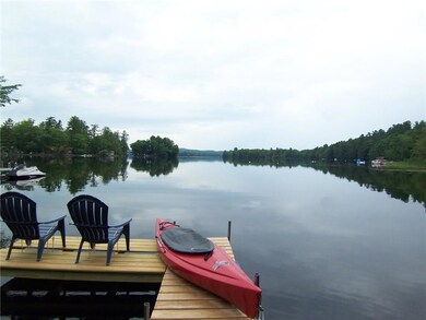 dock on Thompson Lake, shared with...