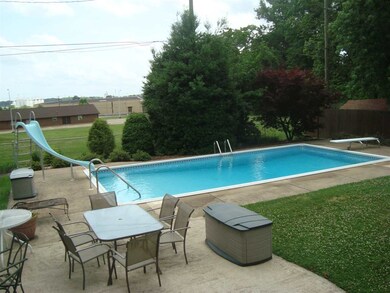 Inviting 32x16 in ground pool. Slide and diving en