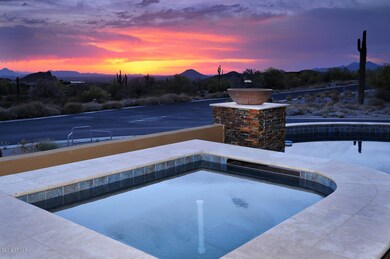 Spa at sunset