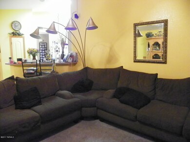 Family room with french doors to patio