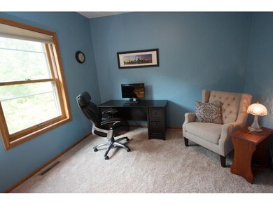 The main floor also features an office which has a