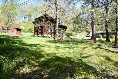 From the creek area toward the home