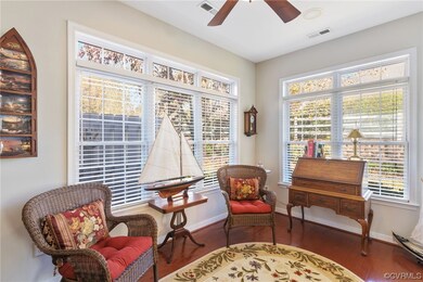 The bright Florida Room makes a perfect reading no
