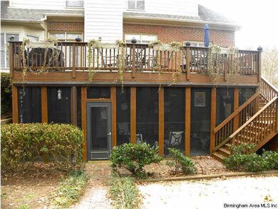 Outdoor living: Deck plus a screen porch