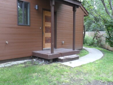 Main Entry Door in the Summer