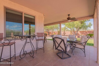 Covered Tiled Patio