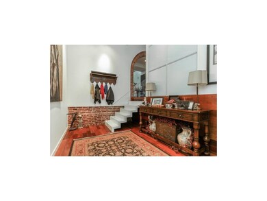 Spacious grand entry with high ceilings