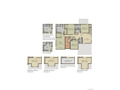 Second floor layout and structural options availab