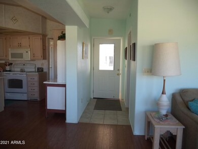 View of Front Door from Living Area