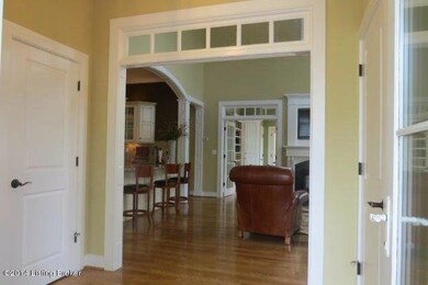 Glass Transom in Entry