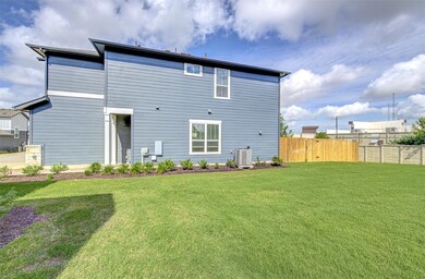 Rear view of property