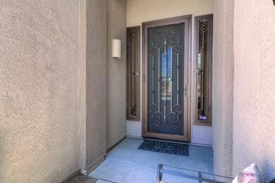 Security screen door