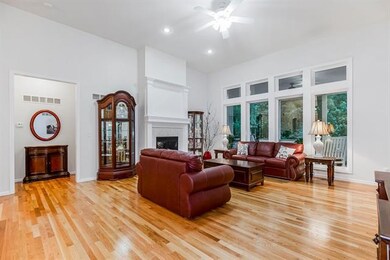 Open living room with a beautiful view!