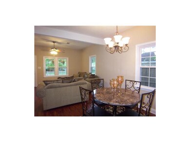 Breakfast Room. How cute!  Open floor plan creates