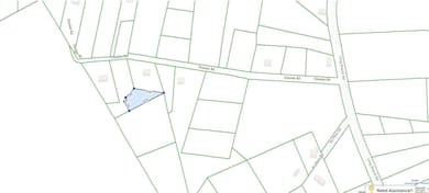 Map showing property parcels