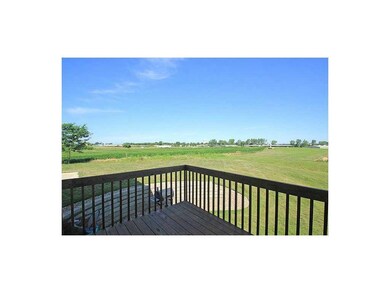 Deck. Private deck looking out on open area