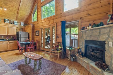 Stone Fireplace