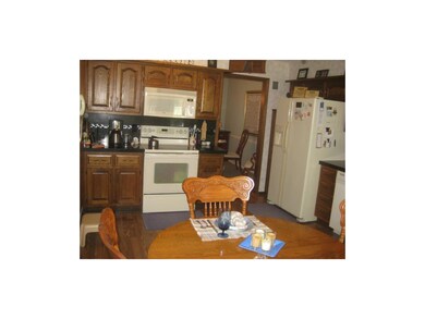 Eat-in kitchen.  All appliances stay!