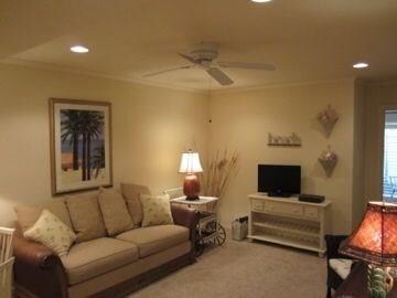 Downstairs den