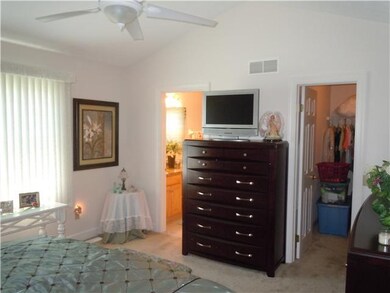Master Bedroom Master suite with walk-in closet an