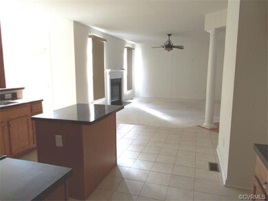 Kitchen looking into Family Room