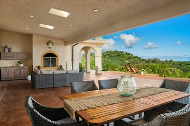 Entertain in style on the ocean view lanai