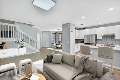 Virtually Staged Living Room