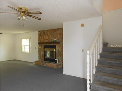This picture shows the fireplace. The picture is f