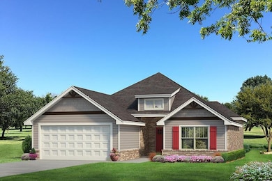 Craftsman-style home featuring concrete driveway, 