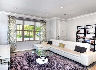 Great Room view with Front Entry